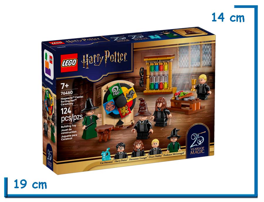 LEGO HARRY POTTER HOGWARTS CASTLE SORTING HAT CEREMONY