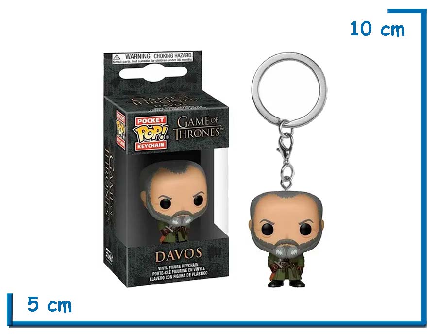 FUNKO POP LLAVERO DAVOS GAME OF THRONES