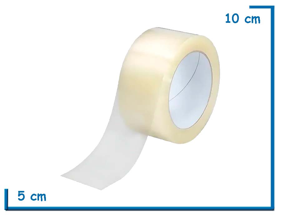 CINTA DE EMBALAR TRANSPARENTE 48MM X 80M X UNIDAD