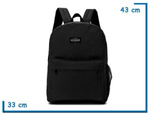 MOCHILA ESPALDA GOODPACK NEGRA 17 PULGADAS