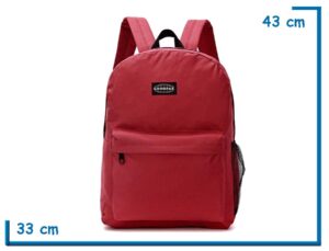 MOCHILA ESPALDA GOODPACK BORDO 17 PULGADAS