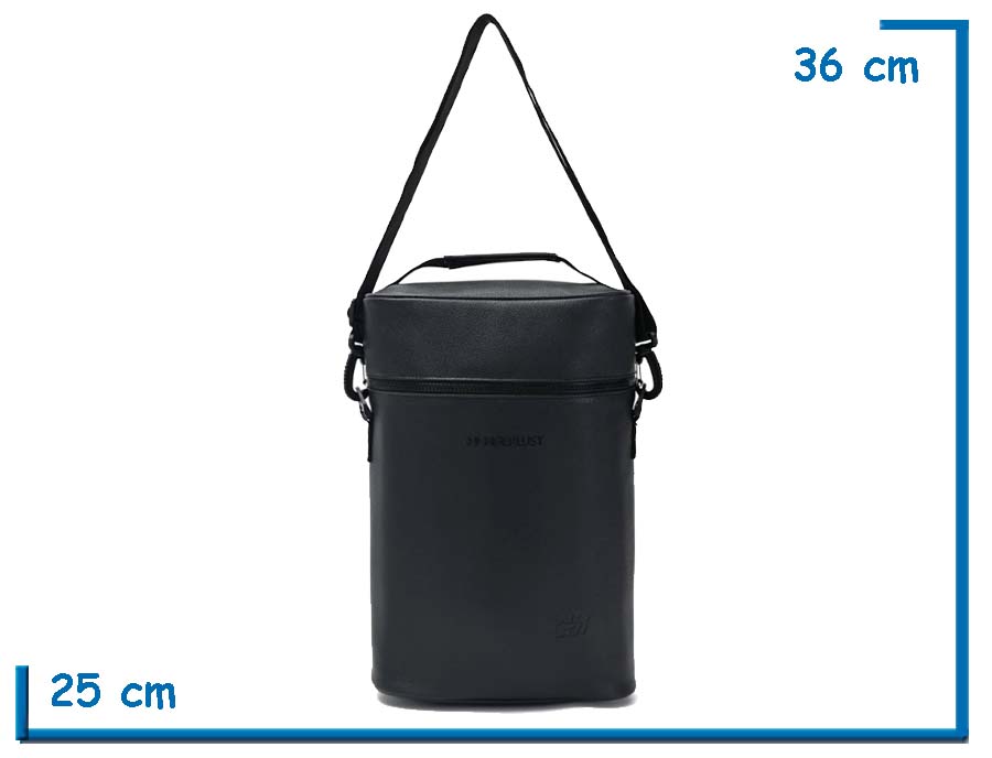 BOLSO MATERO WANDERLUST GO BLACK ECOCUERO