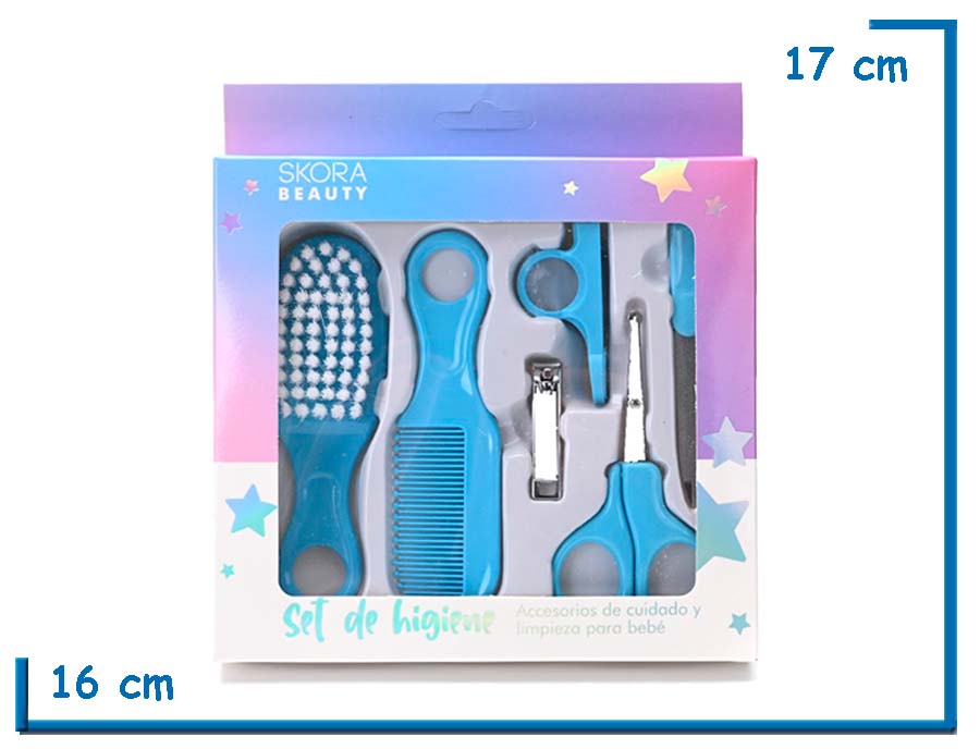 SKORA BEAUTY SET DE HIGIENE CELESTE CUIDADO Y LIMPIEZA PARA BEBE