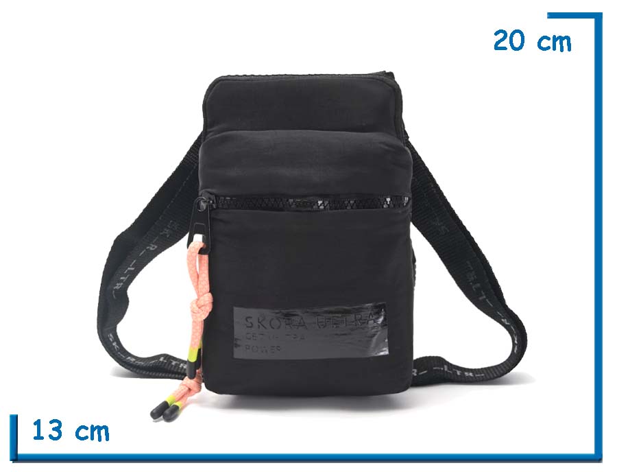 BANDOLERA PORTACELULAR SKORA ULTRA NEGRA