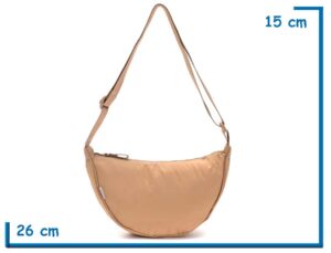 BANDOLERA SKORA ROUND BEIGE 26CM