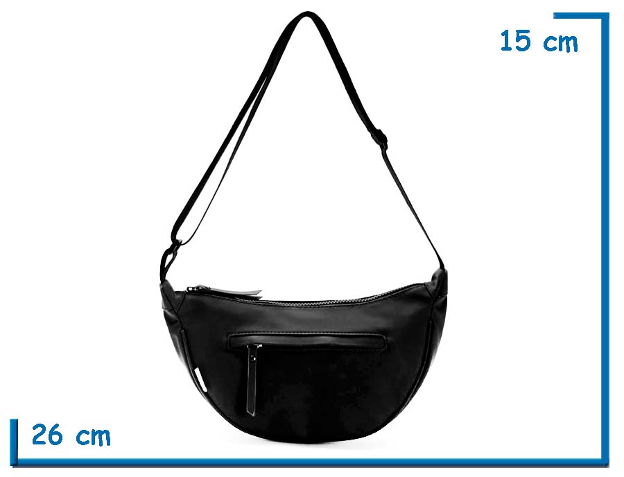 BANDOLERA SKORA ROUND RUBBER NEGRA 26CM