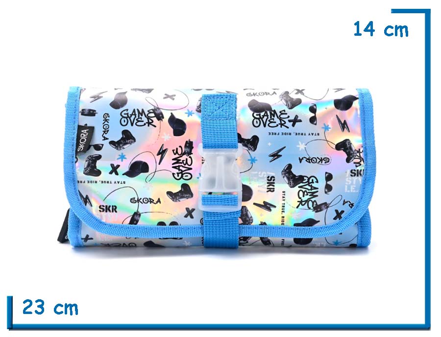 CARTUCHERA PLEGABLE SKORA METALIZADA GAMER