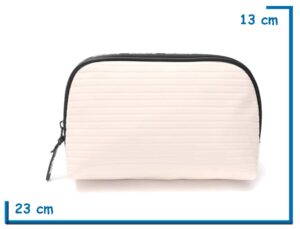 SKORA PORTACOSMETICOS BLANCO RELIEVE LINEAS