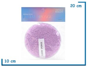 SKORA BEAUTY ESPONJA FACIAL LILA