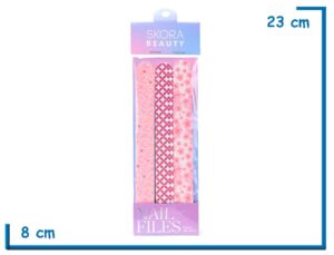 SKORA BEAUTY LIMAS DE UÑAS X3 EN BLISTER