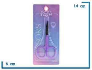 SKORA BEAUTY TIJERAS VIOLETA EN BLISTER
