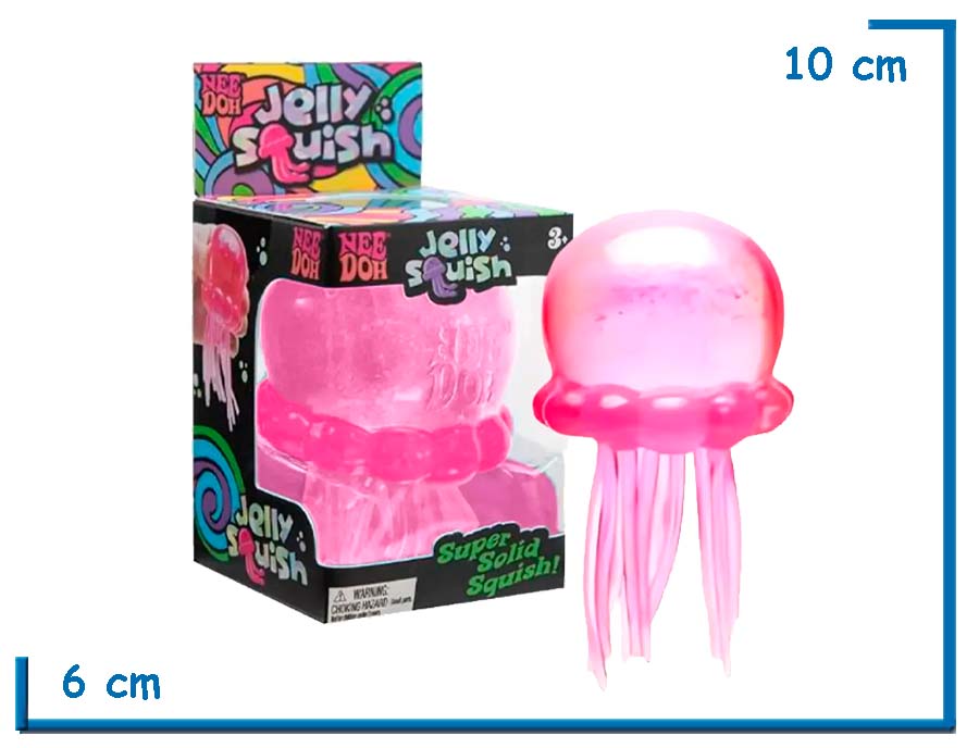 JELLY SQUISH ROSA SQUISHY MEDUSA EN CAJA
