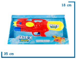 BASE-X SPLASH WATER PUMP PISTOLA ROJA EN CAJA