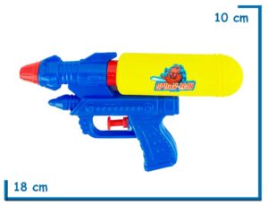 SPIDER-MAN PISTOLA DE AGUA AZUL 18CM EN BOLSA