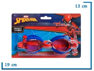 SPIDER-MAN ANTIPARRAS AZULES CON SILUETA EN BLISTER