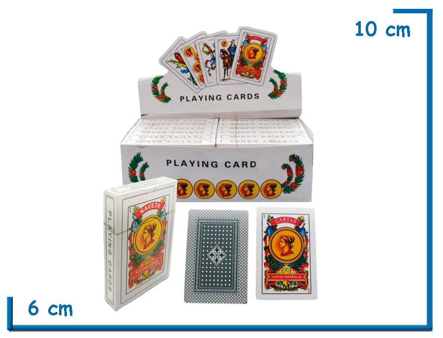 PLAYING CARDS NAIPES ESPAÑOLES PLASTIFICADOS X50