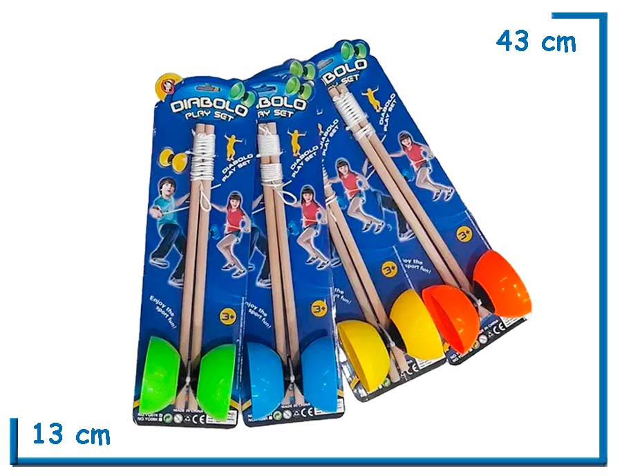 DIABOLO PLAY SET 4 COLORES SURTIDO