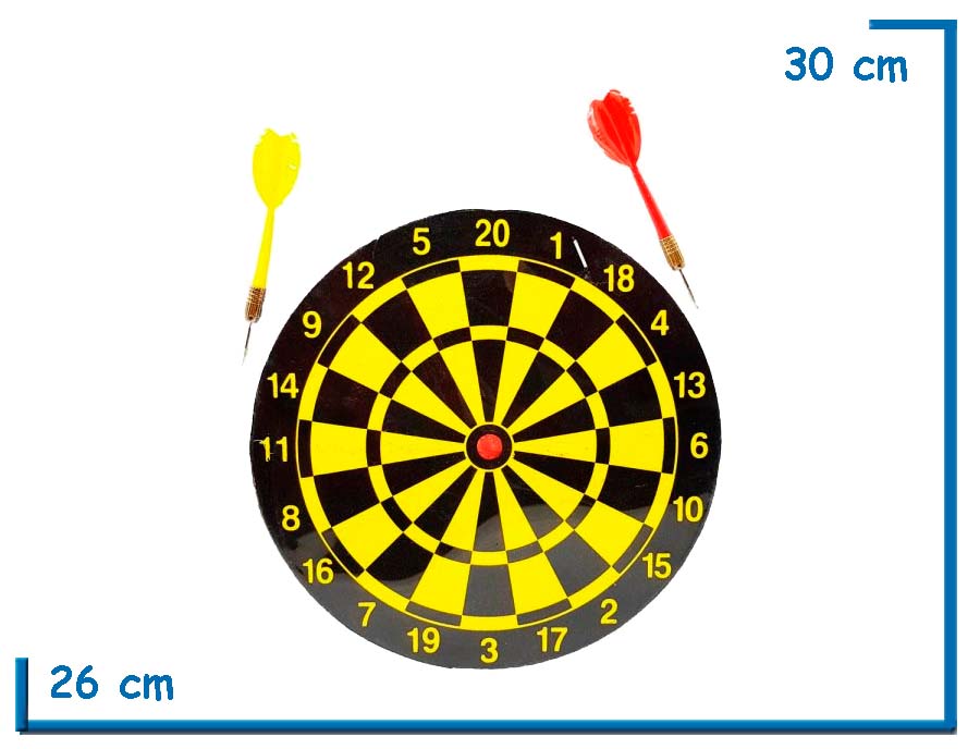 TARGET BULLSEYE DART GAME DARDERO 22CM EN BLISTER