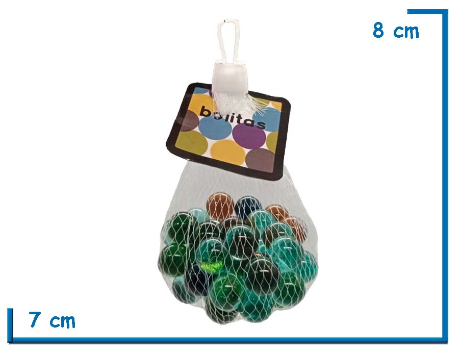 BOLITAS SURTIDAS X45 EN BOLSA DE RED