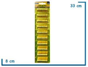 CELL-O-PLUS GOLD ALCALINA 1.5V AA BLISTER X10