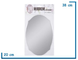 MIRROR STICKER FESTONADO ESPEJO ADHESIVO 20X30CM