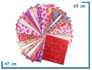 PAPEL DE REGALO METALIZADO 47X65CM BOLSA X50 IGUALES GRAN SURTIDO