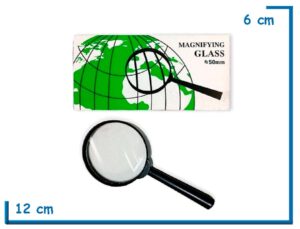 MAGNIFYING GLASS LUPA 50MM EN CAJA