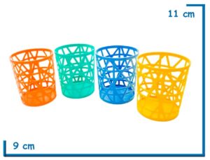 ORGANIZADOR REDONDO 11CM 4 COLORES SURTIDO