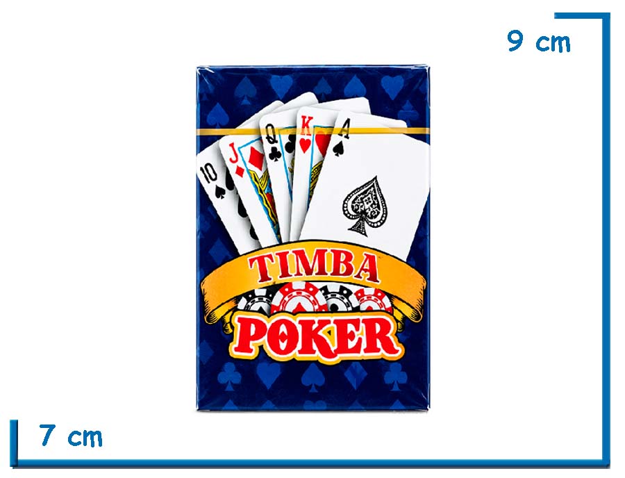 TIMBA NAIPES FRANCESES POKER X54