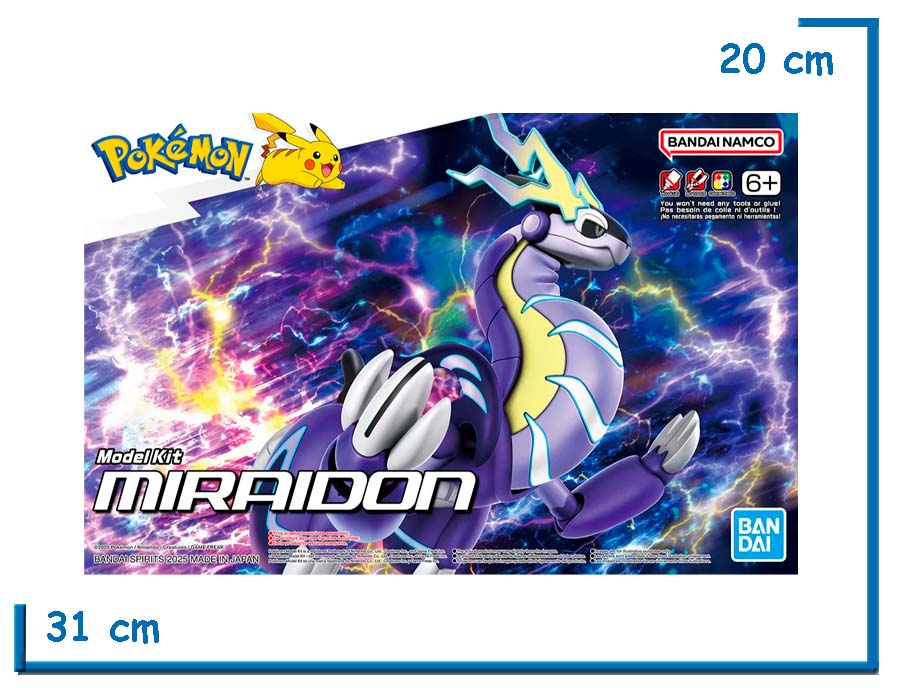 BANDAI MIRAIDON POKEMON MODEL KIT