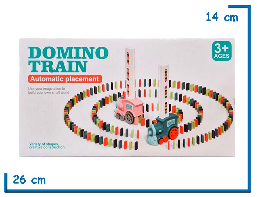 DOMINO TRAIN AUTOMATIC PLACEMENT