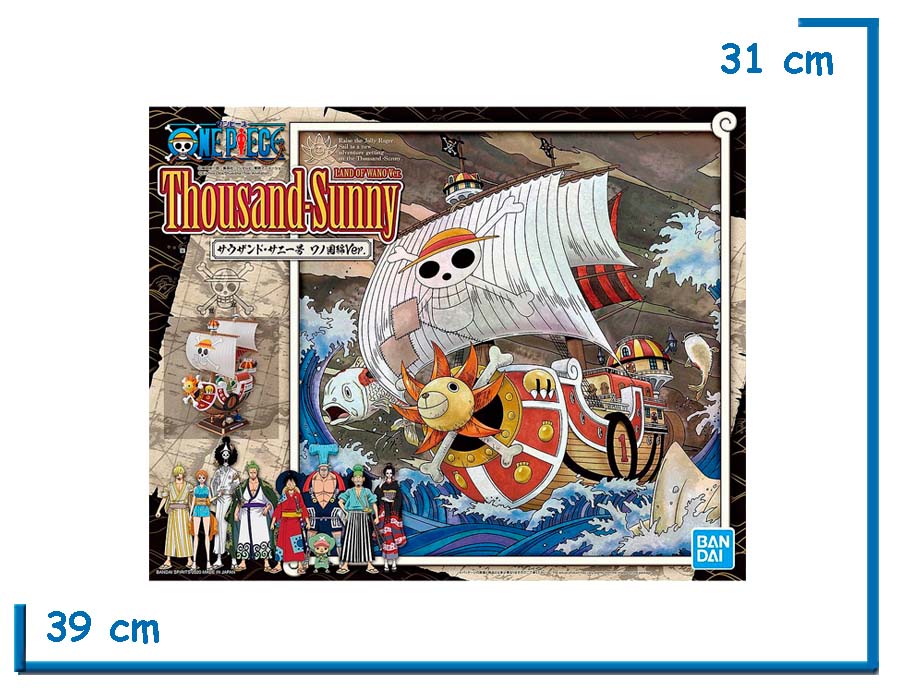 BANDAI THOUSAND-SUNNY LAND OF WANO VER. ONE PIECE MODEL KIT