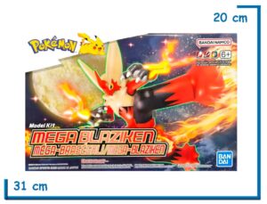 BANDAI MEGA BLAZIKEN POKEMON MODEL KIT