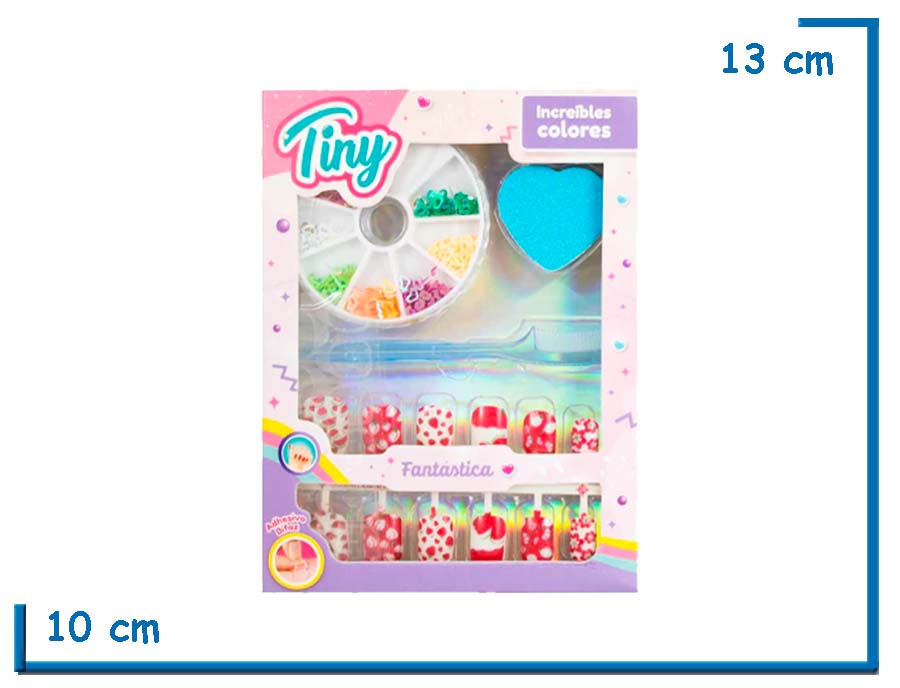 TINY NAILS UÑAS POSTIZAS LIMA CELESTE Y ACCESORIOS