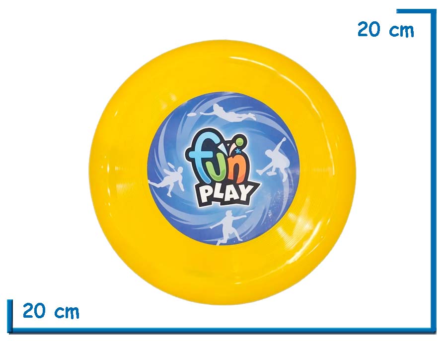 FUN PLAY DISCO VOLADOR AMARILLO 20CM