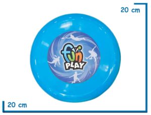 FUN PLAY DISCO VOLADOR CELESTE 20CM