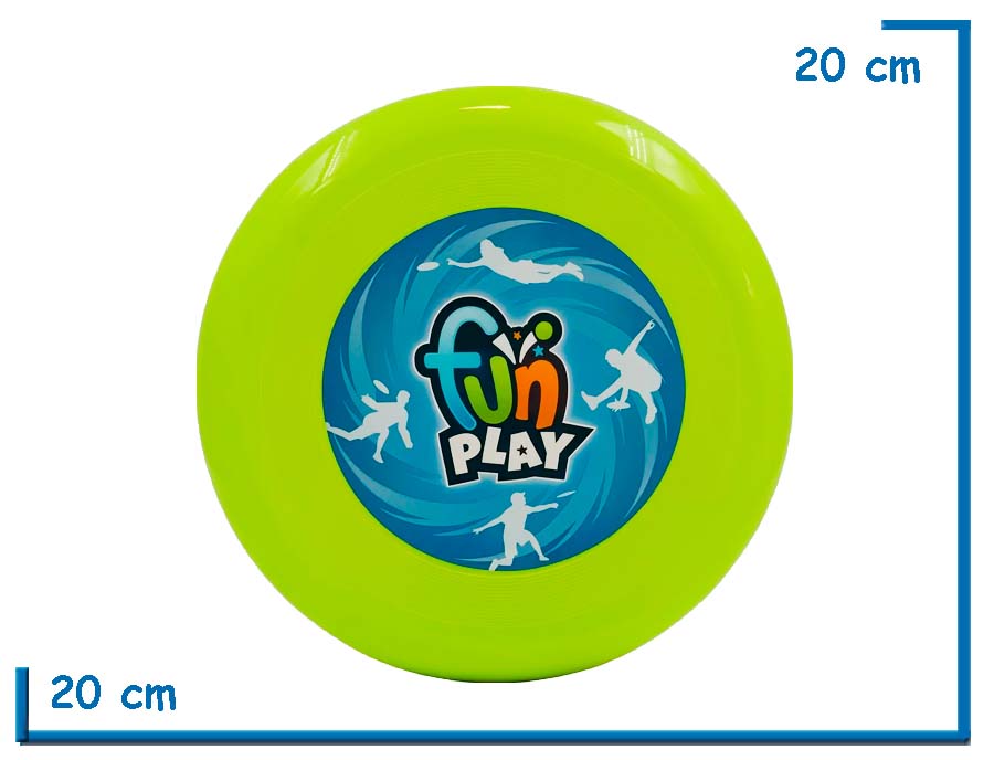 FUN PLAY DISCO VOLADOR VERDE 20CM