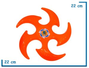 FUN PLAY DISCO ESTRELLA VOLADOR NARANJA 22CM