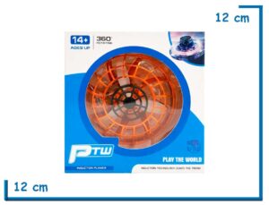 PTW TROMPO SPINNER ROJO CON LUZ CARGA USB