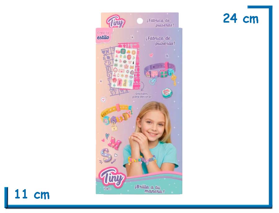 TINY BIJOU FABRICA DE PULSERAS CON DIJES Y STICKERS PARA DECORAR