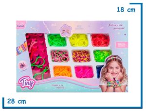 TINY BIJOU  FABRICA DE PULSERAS CON 1600 BANDITAS DE COLORES