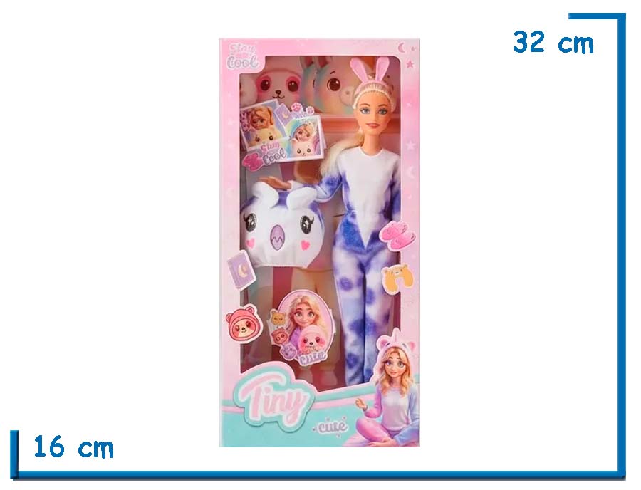 TINY CUTE MU¥ECA DISFRAZ LECHUZA CON ACCESORIOS