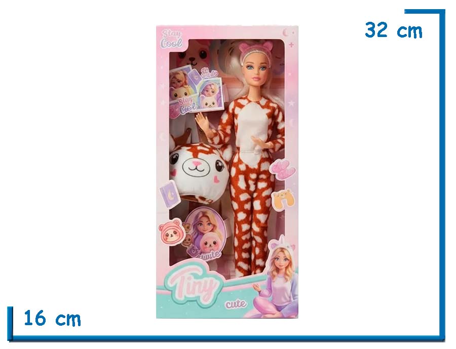 TINY CUTE MU¥ECA DISFRAZ RENO CON ACCESORIOS