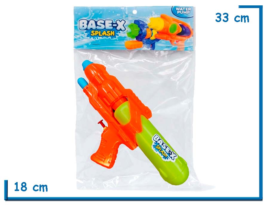 BASE-X SPLASH PISTOLA DE AGUA NARANJA BOMBA SHOT EN BOLSA