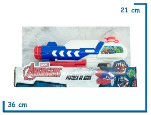 AVENGERS PISTOLA DE AGUA AZUL 29CM EN CAJA