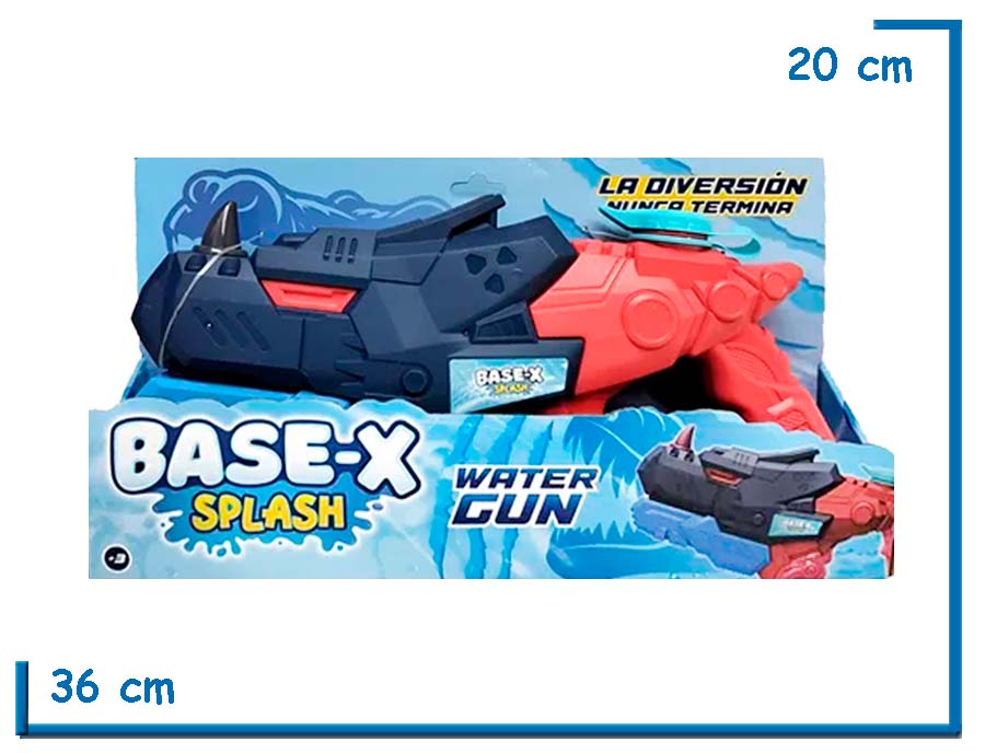 BASE-X SPLASH PISTOLA DE AGUA DRAGON EN CAJA
