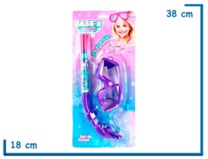 BASE-X SPLASH SET DE BUCEO VIOLETA EN BLISTER