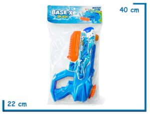 BASE-X SPLASH PISTOLA DE AGUA CELESTE DISEÑO OLAS 30CM EN BOLSA