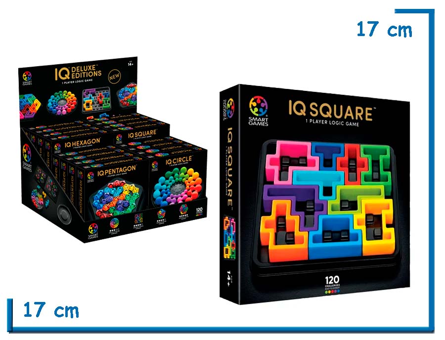 SMART GAMES IQ SQUARE 1 PLAYER LOGIC GAME