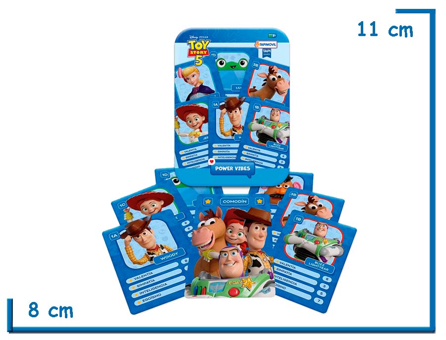 TOY STORY 5 TE RETO JUEGO DE CARTAS EN LATA